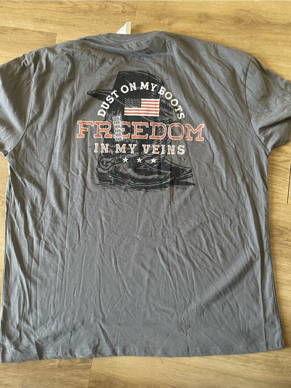 Men’s JEDCO Gray Short-Sleeve Graphic Tee